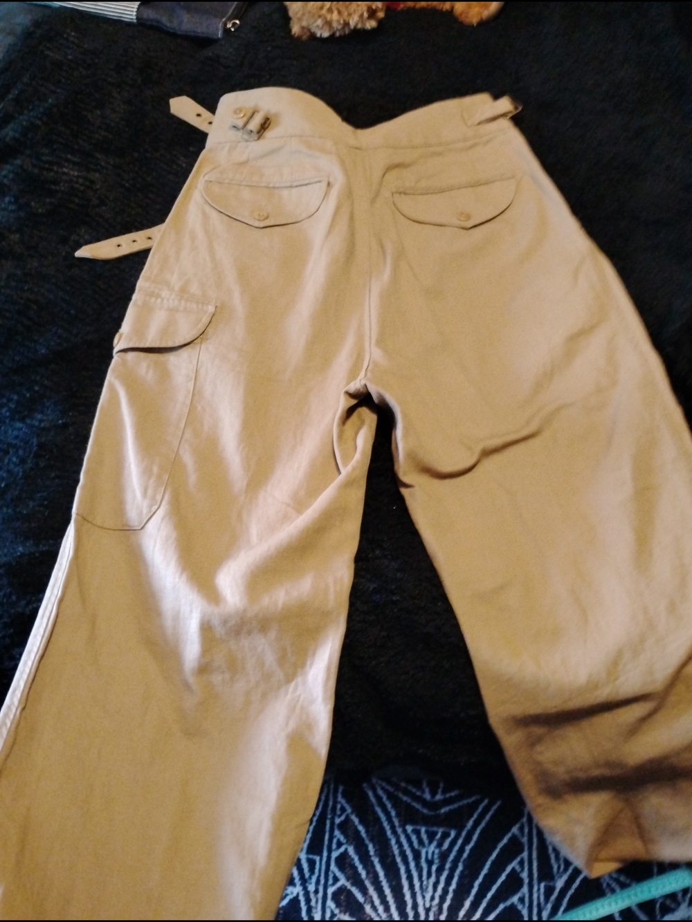 Banana Republic Wide Leg Flare Jeans in Khaki